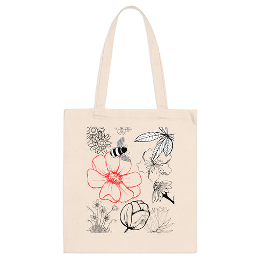 Stylish Floral Tote Bag - Eco-Friendly