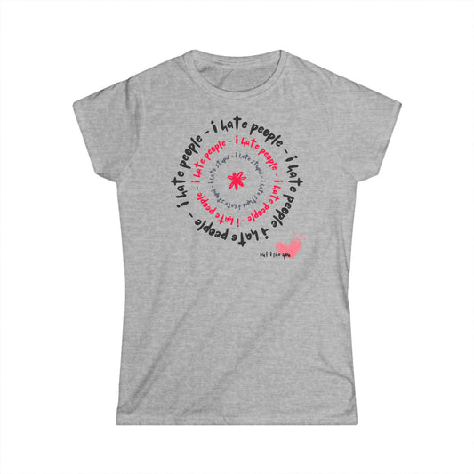 Women's Softstyle Tee - 'but I like you'